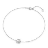 Photo of Ansel 3/4 CT. T.W. Lab Grown Diamond Round Solitaire Bracelet 10K White Gold [BC2402W-L070]