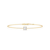 Photo of Ansel 3/4 CT. T.W. Lab Grown Diamond Round Solitaire Bracelet 14K Yellow Gold [BC2402Y-L070]