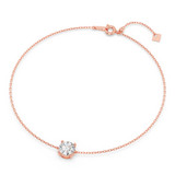 Photo of Ansel 1 CT. T.W. Lab Grown Diamond Round Solitaire Bracelet 10K Rose Gold [BC2403R-L095]