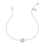 Photo of Ansel 1 CT. T.W. Lab Grown Diamond Round Solitaire Bracelet 14K White Gold [BC2403W-L095]