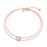 Photo of Lina 1 CT. T.W. Lab Grown Diamond Round Solitaire Bracelet 14K Rose Gold [BC2415R-L095]