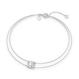 Photo of Lina 1 CT. T.W. Lab Grown Diamond Round Solitaire Bracelet 10K White Gold [BC2415W-L095]