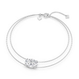 Photo of Lina 3 CT. T.W. Lab Grown Diamond Oval Solitaire Bracelet 10K White Gold [BC2426W-I295]