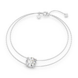 Photo of Lina 3 CT. T.W. Lab Grown Diamond Round Solitaire Bracelet 10K White Gold [BC2417W-L295]