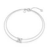 Photo of Lina 1 CT. T.W. Lab Grown Diamond Princess Solitaire Bracelet 10K White Gold [BC2421W-K095]