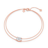 Photo of Lina 1 Carat T.W. Lab Grown Diamond Oval Solitaire Bracelet 10K Rose Gold [BC2424R-I095]