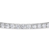 Photo of Iva 10 Carat T.W. Lab Grown Diamond Round Bracelet 14K White Gold [BC2385W]