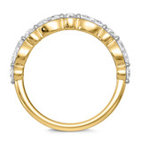 Photo of Stacy 1 1/2 ct tw. Lab Grown Diamond Same Sex Ladies Band Set 14K Yellow Gold [BT2451YL]