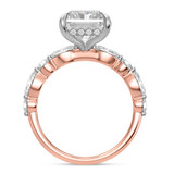 Photo of Stacy 5 3/4 ct tw. Lab Grown Diamond Radiant Solitaire Engagement Ring 10K Rose Gold [BT2451RE-Z495]
