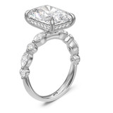 Photo of Stacy 5 3/4 ct tw. Lab Grown Diamond Radiant Solitaire Engagement Ring 14K White Gold [BT2451WE-Z495]