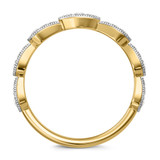 Photo of Fiora 1/2 ct tw. Lab Grown Diamond Same Sex Ladies Band Set 10K Yellow Gold [BT2450YL]