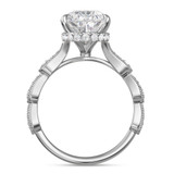 Photo of Fiora 5 2/3 ct tw. Lab Grown Diamond Pear Solitaire Bridal Set 10K White Gold [BT2450WE-M495]