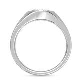 Photo of Mirella 1 1/2 ct tw. Lab Grown Diamond Same Sex Mens Band Set 14K White Gold [BT2449WM]