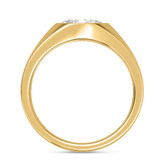 Photo of Mirella 1 1/2 ct tw. Lab Grown Diamond Same Sex Mens Band Set 14K Yellow Gold [BT2449YM]
