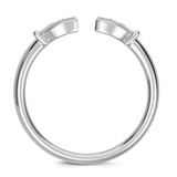 Photo of Mirella 3/4 ct tw. Lab Grown Diamond Wedding Band Set 14K White Gold [BT2449WL]