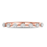 Photo of Elida 1/4 ct tw. Lab Grown Diamond Ladies Band 10K Rose Gold [BT2448RL]