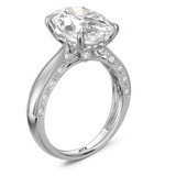 Photo of Palmona 5 1/6 ct tw. Lab Grown Diamond Oval Solitaire Engagement Ring 10K White Gold [BT2447WE-I495]