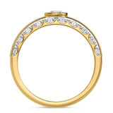 Photo of Palmona 3/4 ct tw. Lab Grown Diamond Wedding Band Set 14K Yellow Gold [BT2447YM]