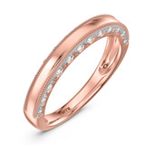 Photo of Palmona 3/4 ct tw. Lab Grown Diamond Wedding Band Set 10K Rose Gold [BT2447RL]