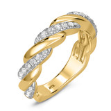 Photo of Palmina 1/2 ct tw. Lab Grown Diamonds Mens Band 14K Yellow Gold [BT2446YM]