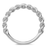 Photo of Palmina 5/8 ct tw. Lab Grown Diamond Wedding Band Set 10K White Gold [BT2446WL]