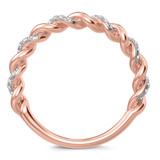 Photo of Palmina 1/7 ct tw. Lab Grown Diamond Ladies Band 14K Rose Gold [BT2446RL]