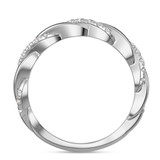 Photo of Palmina 5/8 ct tw. Lab Grown Diamond Wedding Band Set 14K White Gold [BT2446WM]