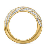 Photo of Nella 1 3/8 ct tw. Lab Grown Diamond Wedding Band Set 14K Yellow Gold [BT2445YM]