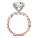 Photo of Nella 6 7/8 ct tw. Lab Grown Diamond Round Solitaire Trio Set 14K Rose Gold [BT2445RE-L495]