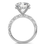 Photo of Nella 5 1/2 ct tw. Lab Grown Diamond Round Solitaire Engagement Ring 10K White Gold [BT2445WE-L495]