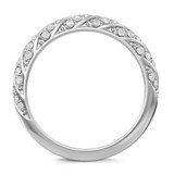 Photo of Nella 1 3/8 ct tw. Lab Grown Diamond Wedding Band Set 14K White Gold [BT2445WL]