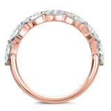 Photo of Jiana 1 3/8 ct tw. Lab Grown Diamond Same Sex Ladies Band Set 14K Rose Gold [BT2444RL]