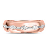Photo of Jiana 1/2 ct tw. Lab Grown Diamonds Mens Band 14K Rose Gold [BT2444RM]