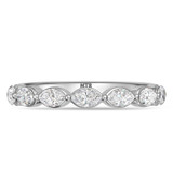 Photo of Jiana 1 3/8 ct tw. Lab Grown Diamond Same Sex Ladies Band Set 10K White Gold [BT2444WL]