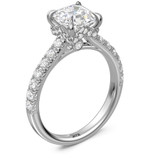 Photo of Gretta 2 1/2 ct tw. Lab Grown Diamond Asscher Solitaire Engagement Ring 10K White Gold [BT2433WE-Y195]