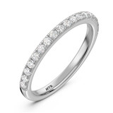 Photo of Gretta 3/4 ct tw. Lab Grown Diamond Same Sex Ladies Band Set 10K White Gold [BT2433WL]