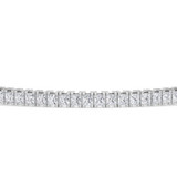 Photo of Magda 5 3/4 Carat T.W. Lab Grown Diamond Princess Bracelet 10K White Gold [BC2432W]