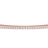 Photo of Magda 2 7/8 CT. T.W. Lab Grown Diamond Princess Bracelet 14K Rose Gold [BC2431R]