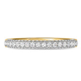 Photo of Zola 7/8 ct tw. Lab Grown Diamond Same Sex Ladies Band Set 14K Yellow Gold [BT2436YL]