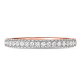 Photo of Zola 3/8 ct tw. Lab Grown Diamond Ladies Band 14K Rose Gold [BT2436RL]