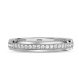 Photo of Siena 1 1/5 ct tw. Lab Grown Diamond Same Sex Mens Band Set 14K White Gold [BT2443WM]