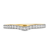 Photo of Siena 3/4 ct tw. Lab Grown Diamond Same Sex Ladies Band Set 14K Yellow Gold [BT2443YL]
