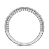 Photo of Siena 3 1/10 ct tw. Lab Grown Diamond Round Solitaire Bridal Set 10K White Gold [BT2443WL]