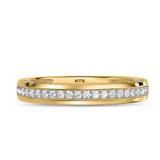 Photo of Siena 1 1/5 ct tw. Lab Grown Diamond Same Sex Mens Band Set 14K Yellow Gold [BT2443YM]