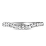 Photo of Perla 1 ct tw. Lab Grown Diamond Wedding Band Set 10K White Gold [BT2442WL]