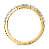 Photo of Perla 1/4 ct tw. Lab Grown Diamond Ladies Band 10K Yellow Gold [BT2442YL]