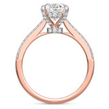 Photo of Dino 2 3/8 ct tw. Lab Grown Diamond Oval Solitaire Engagement Ring 14K Rose Gold [BT2438RE-I195]
