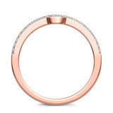 Photo of Dino 1/4 ct tw. Lab Grown Diamond Same Sex Ladies Band Set 10K Rose Gold [BT2438RL]