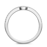 Photo of Dino 1/2 ct tw. Lab Grown Diamond Wedding Band Set 10K White Gold [BT2438WL]