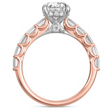Photo of Luka 3 ct tw. Lab Grown Diamond Oval Solitaire Trio Set 10K Rose Gold [BT2434RE-I195]